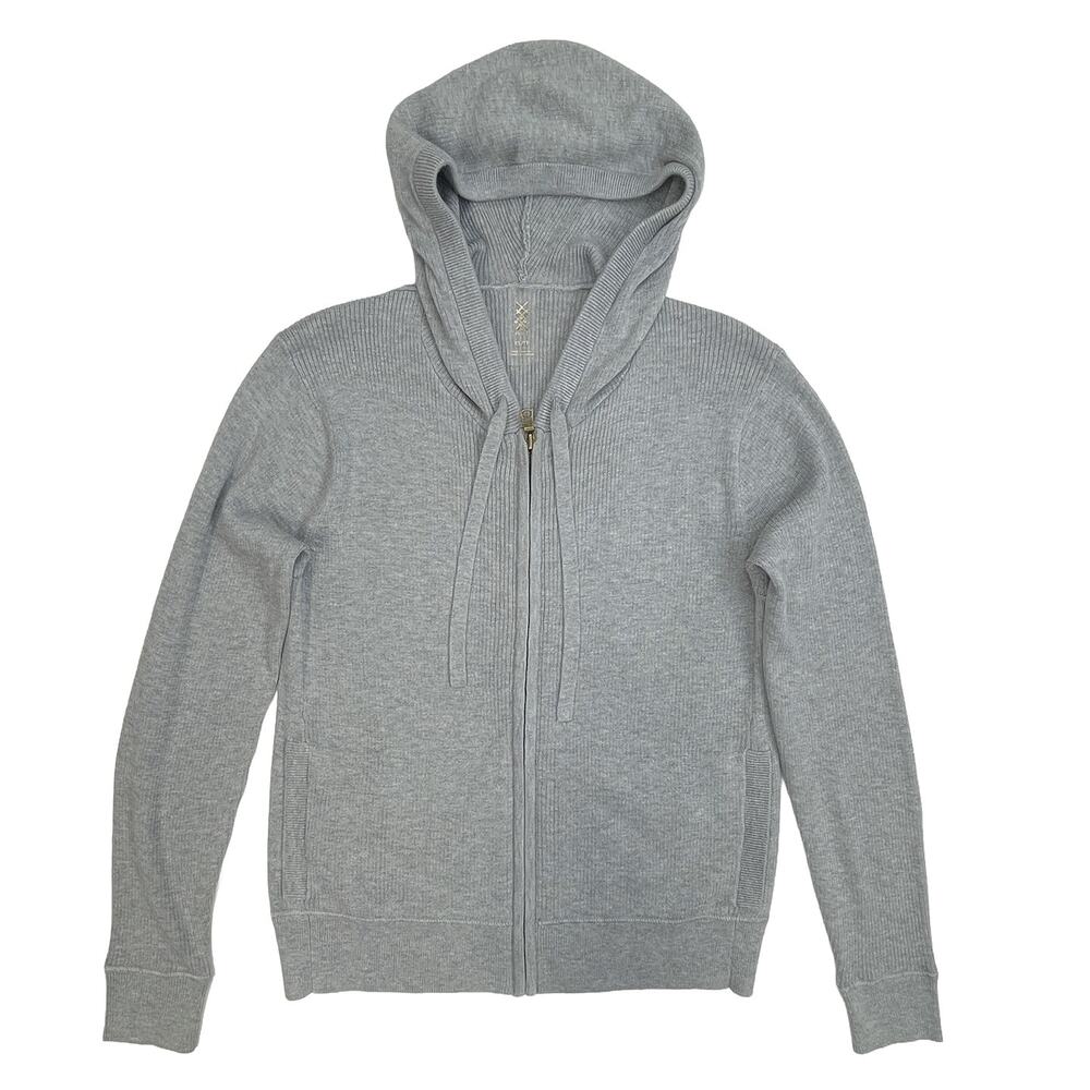 Rhone Daybreak Sweater Knit Hoodie Sz XS New $129 Light Gray Heather Relaxed Fit - Picture 5 of 13